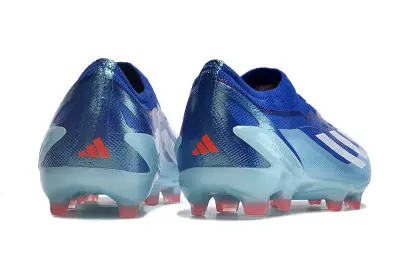 Adidas X Crazyfast Elite Laceless FG - Blue/Aqua Blue/Pink Accents