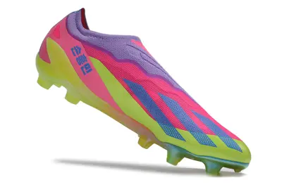 Son x Adidas X Crazyfast Elite Laceless FG - Green/Electric Pink/Luminous Yellow