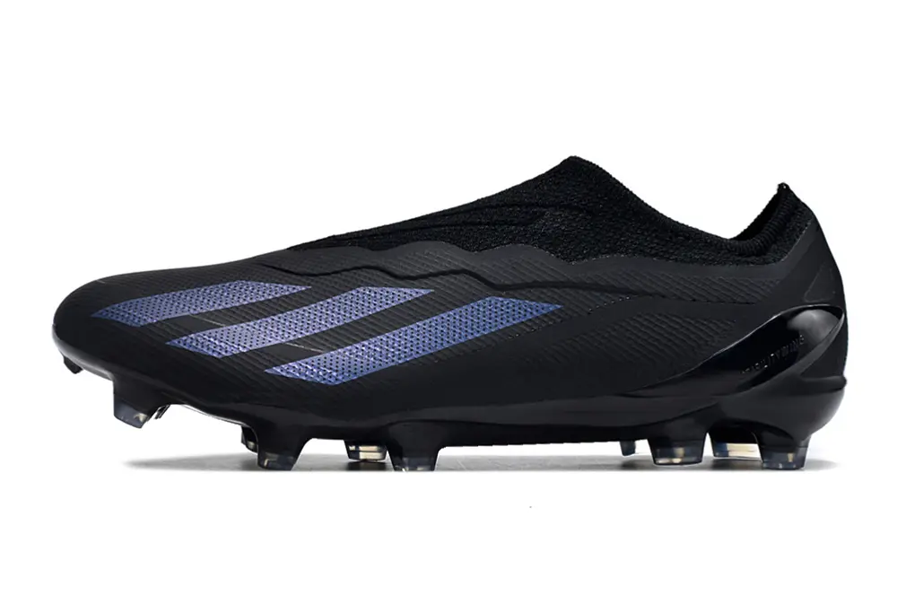Adidas X Crazyfast Elite Laceless FG - Black/Midnight Blue/Steel Grey