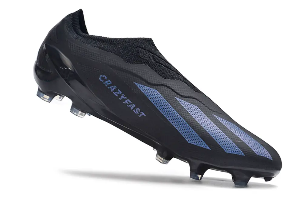 Adidas X Crazyfast Elite Laceless FG - Black/Midnight Blue/Steel Grey