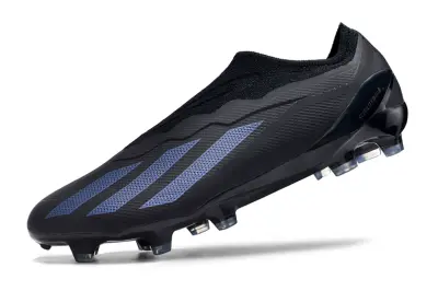Adidas X Crazyfast Elite Laceless FG - Black/Midnight Blue/Steel Grey