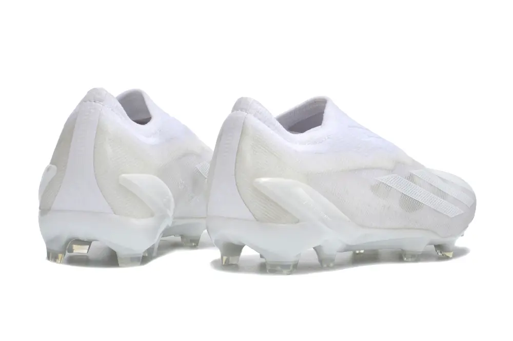 Adidas X Crazyfast Elite Laceless FG - White/Bright White/Sleek Silver