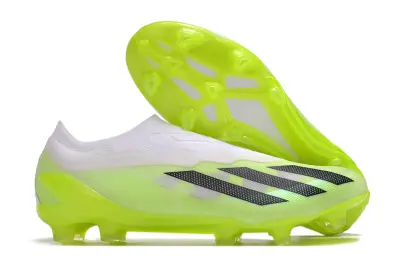 Adidas X Crazyfast Elite Laceless FG - Lime/Electric Green/White