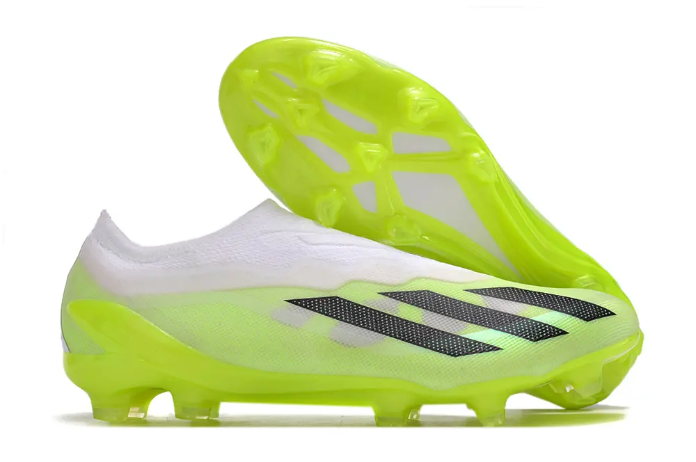 Adidas X Crazyfast Elite Laceless FG - Lime/Electric Green/White