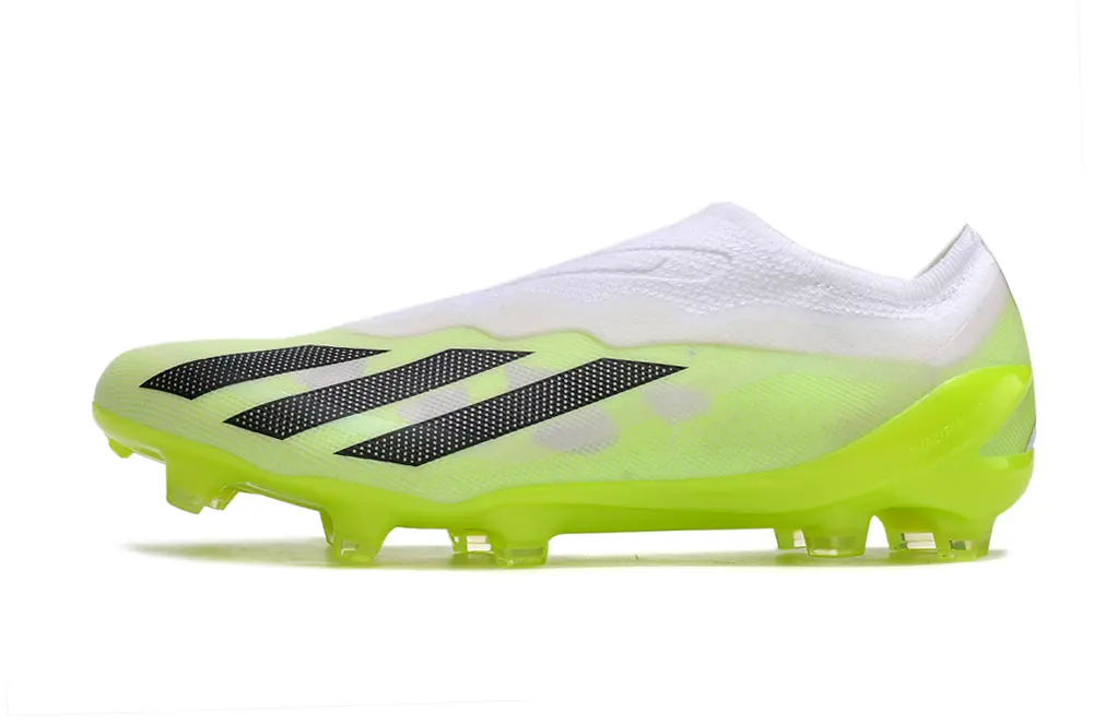Adidas X Crazyfast Elite Laceless FG - Lime/Electric Green/White