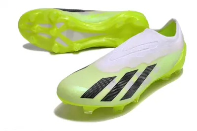 Adidas X Crazyfast Elite Laceless FG - Lime/Electric Green/White