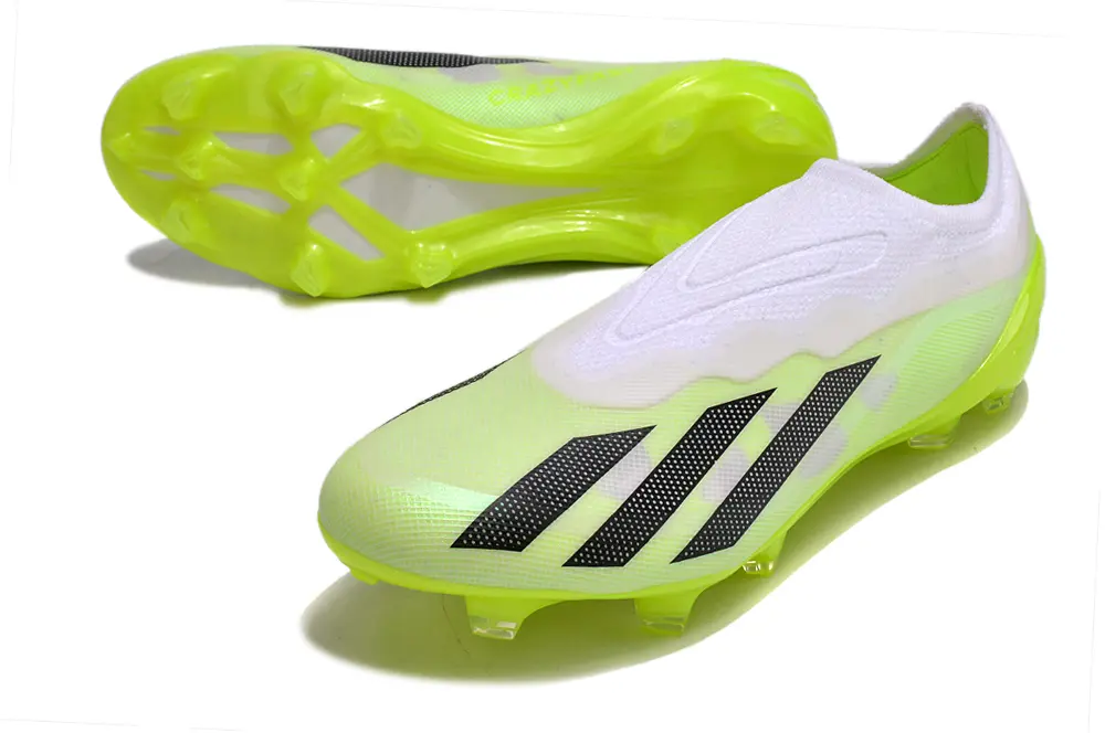 Adidas X Crazyfast Elite Laceless FG - Lime/Electric Green/White