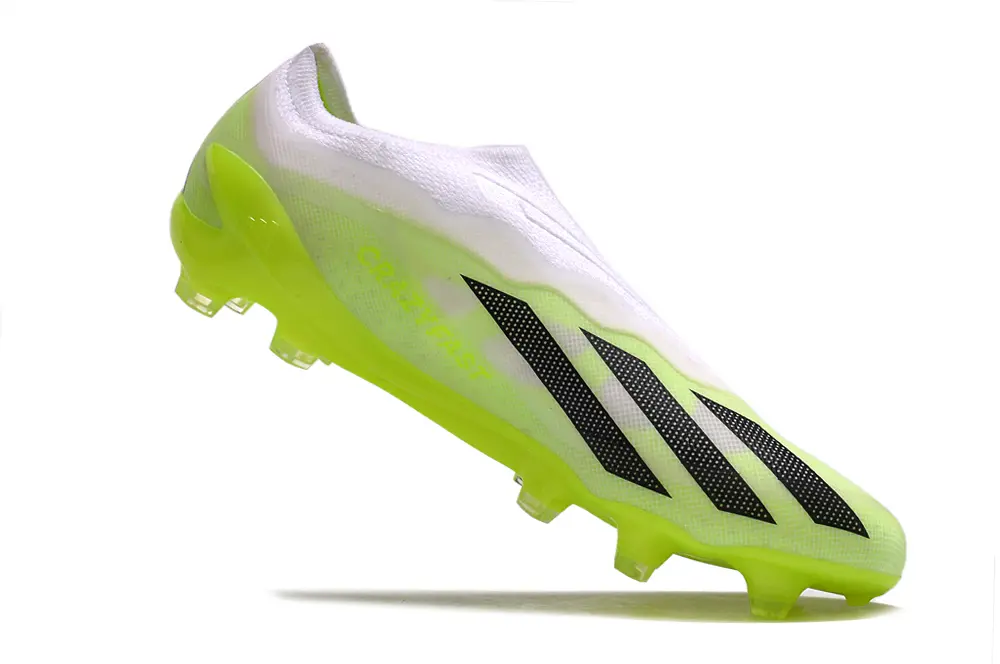 Adidas X Crazyfast Elite Laceless FG - Lime/Electric Green/White