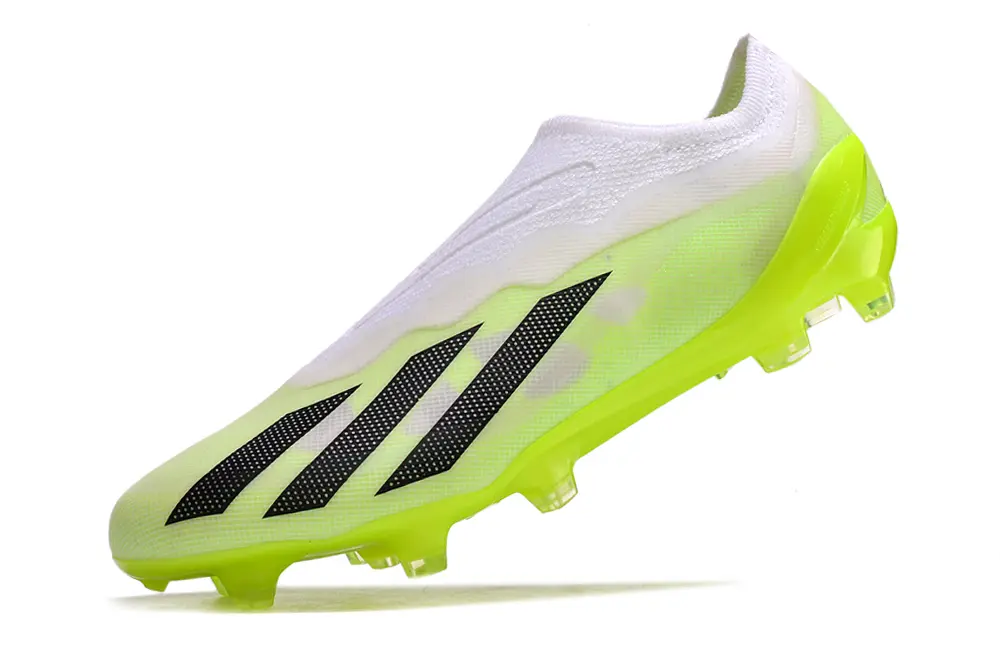 Adidas X Crazyfast Elite Laceless FG - Lime/Electric Green/White