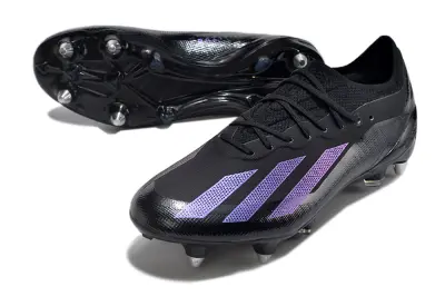 Adidas X Crazyfast.1 SG - Black/Vibrant Purple/Shadow Black