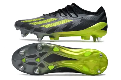Adidas X Crazyfast.1 SG - Black/Lime Green/Charcoal Grey