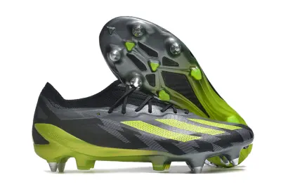 Adidas X Crazyfast.1 SG - Black/Lime Green/Charcoal Grey