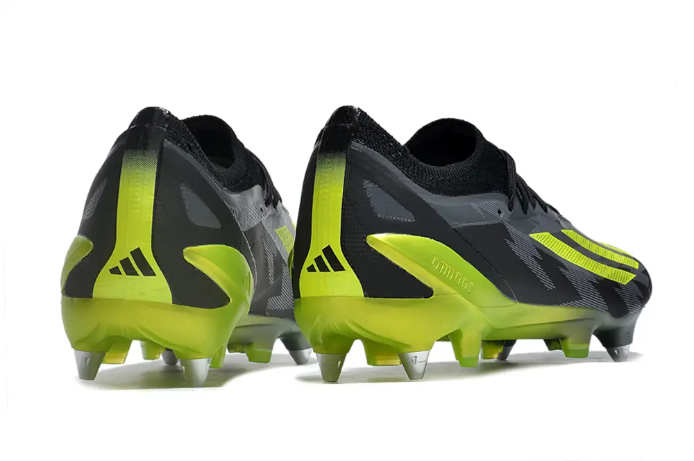 Adidas X Crazyfast.1 SG - Black/Lime Green/Charcoal Grey