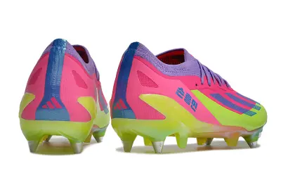 Son x Adidas X Crazyfast.1 SG - Pink/Electric Lime/Purple Haze