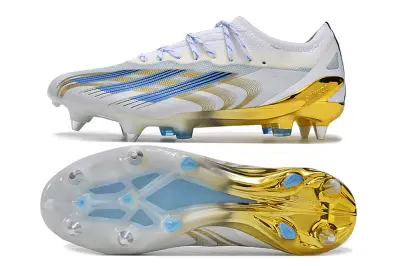 Adidas X Crazyfast.1 SG - White/Golden Glow/Blue Blitz
