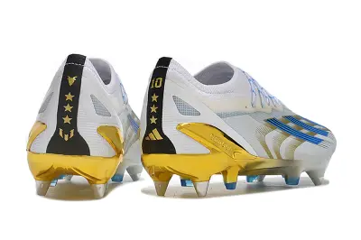Adidas X Crazyfast.1 SG - White/Golden Glow/Blue Blitz