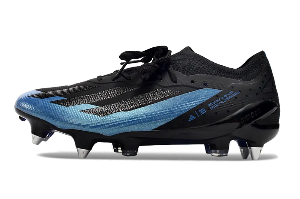 Bugatti x Adidas X Crazyfast.1 SG - Black/Ocean Blue/Thunder Blue