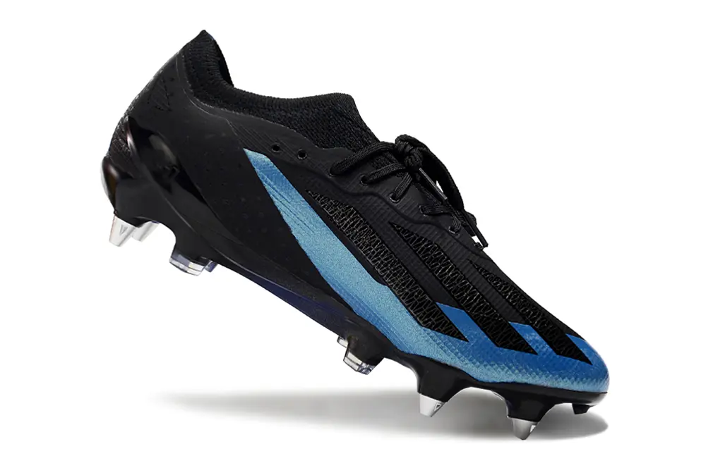 Bugatti x Adidas X Crazyfast.1 SG - Black/Ocean Blue/Thunder Blue