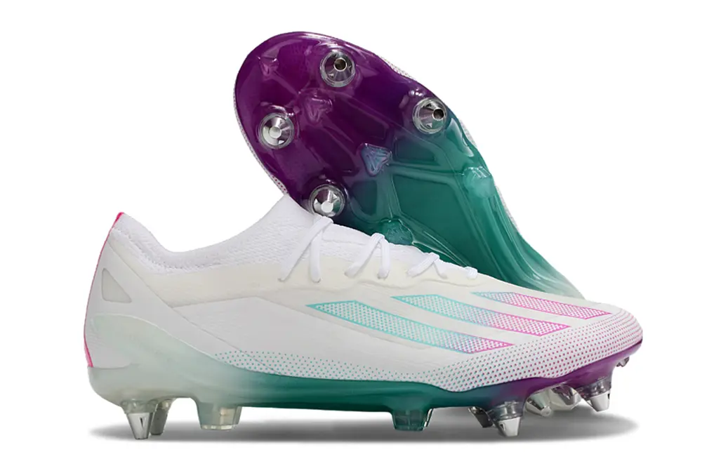 Adidas X Crazyfast.1 SG - White/Aqua Blue/Purple Dream