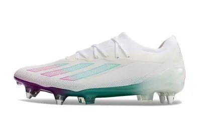 Adidas X Crazyfast.1 SG - White/Aqua Blue/Purple Dream