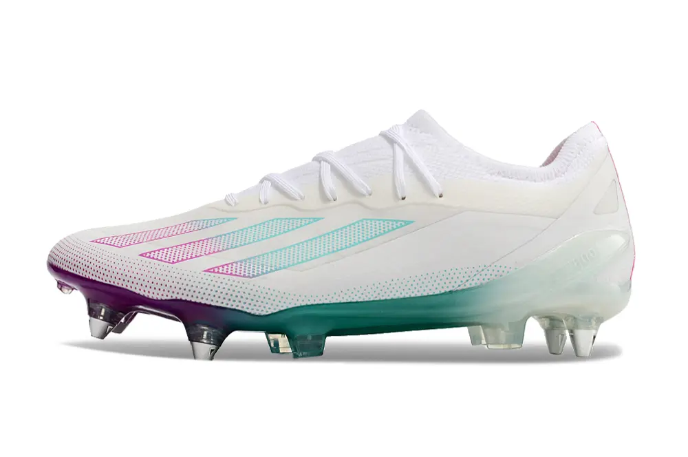 Adidas X Crazyfast.1 SG - White/Aqua Blue/Purple Dream