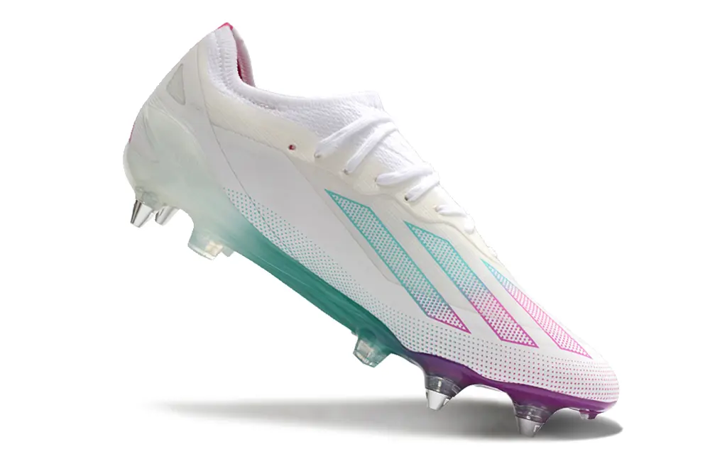 Adidas X Crazyfast.1 SG - White/Aqua Blue/Purple Dream