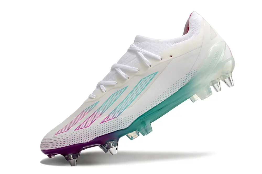 Adidas X Crazyfast.1 SG - White/Aqua Blue/Purple Dream