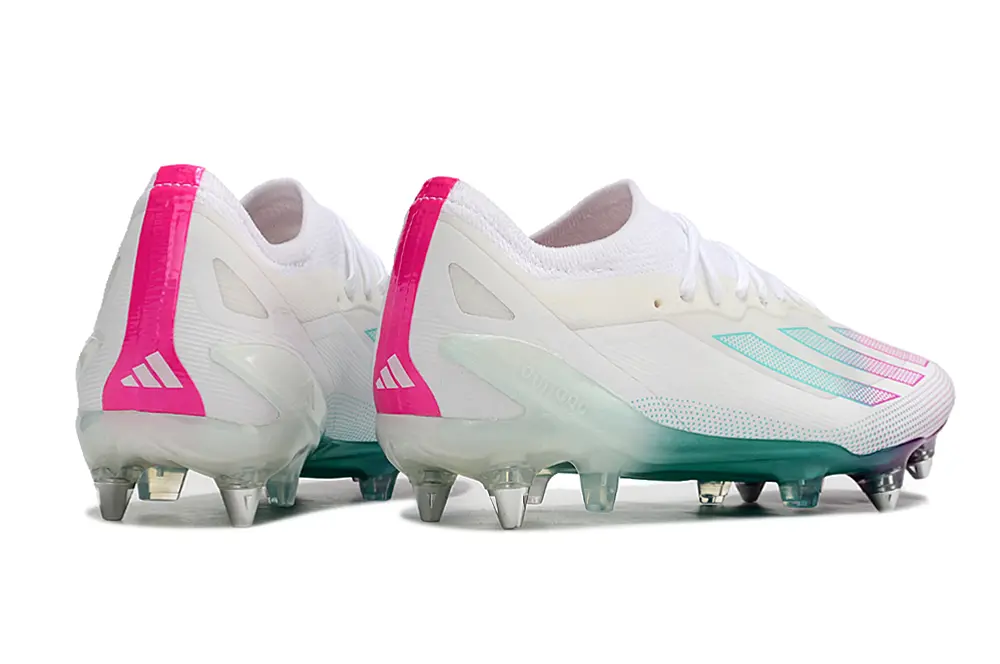 Adidas X Crazyfast.1 SG - White/Aqua Blue/Purple Dream