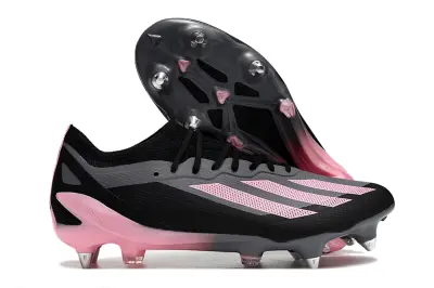 Adidas X Crazyfast.1 SG - Black/Pink Blaze/Charcoal Grey