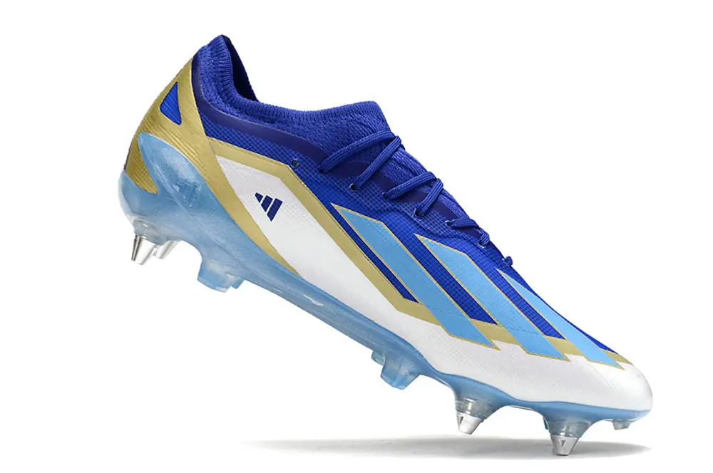 Messi x Adidas X Crazyfast.1 SG - Blue/Royal Blue/Gold