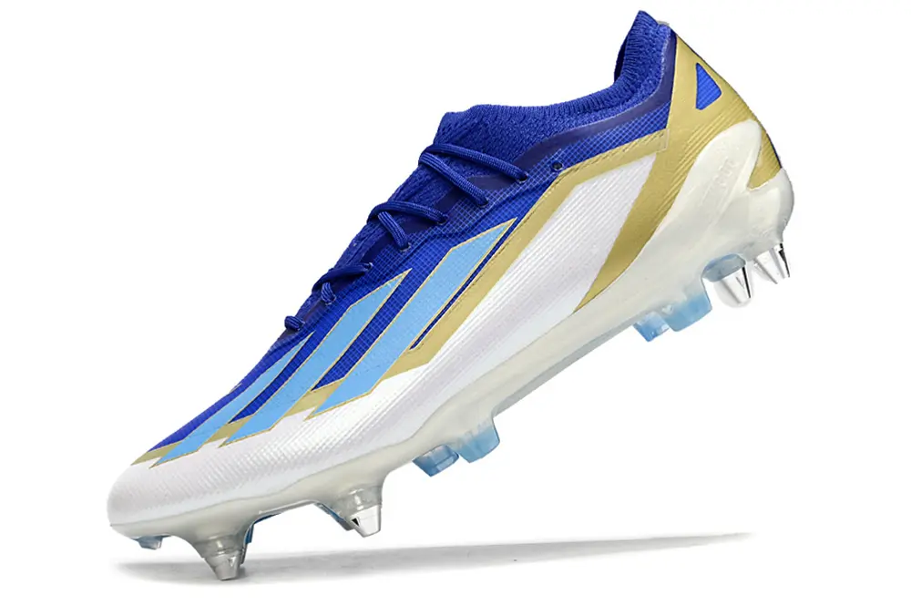 Messi x Adidas X Crazyfast.1 SG - Blue/Royal Blue/Gold