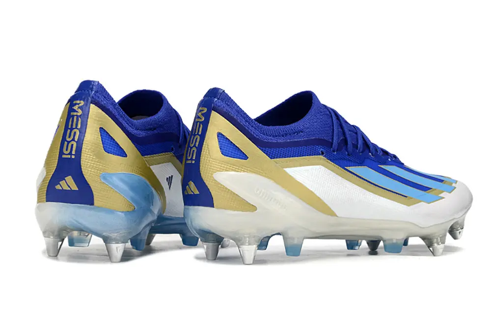 Messi x Adidas X Crazyfast.1 SG - Blue/Royal Blue/Gold