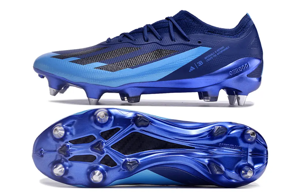 Bugatti x Adidas X Crazyfast.1 SG - Blue/Sky Blue/Deep Blue