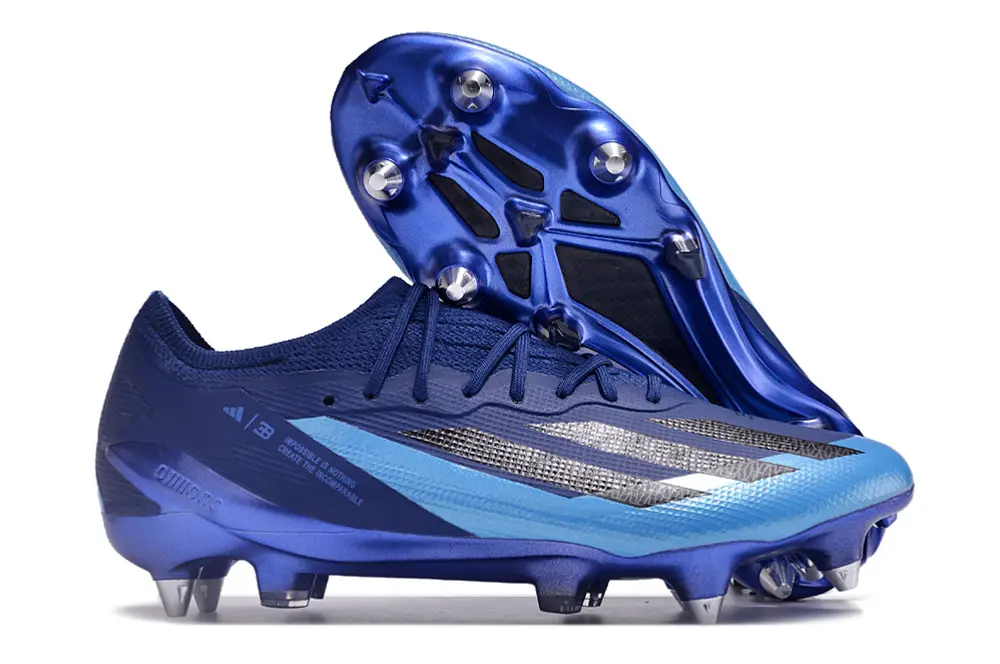 Bugatti x Adidas X Crazyfast.1 SG - Blue/Sky Blue/Deep Blue