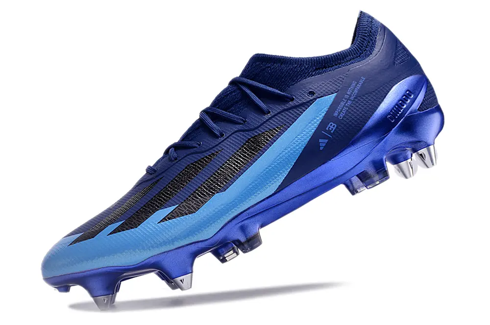 Bugatti x Adidas X Crazyfast.1 SG - Blue/Sky Blue/Deep Blue