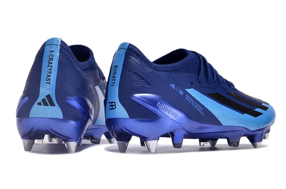 Bugatti x Adidas X Crazyfast.1 SG - Blue/Sky Blue/Deep Blue