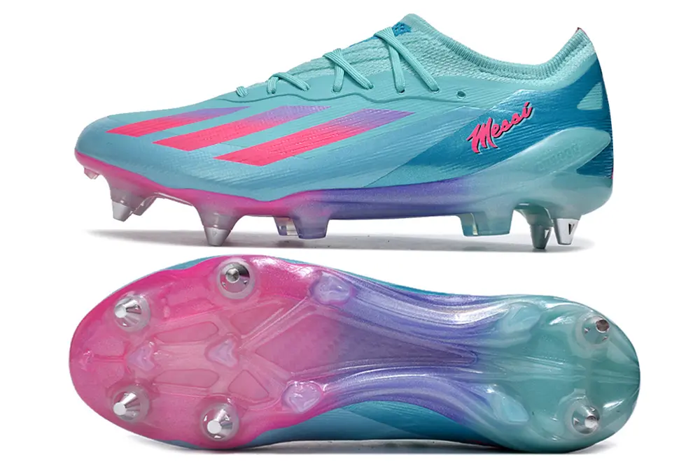 Son x Adidas X Crazyfast.1 SG - Aqua/Electric Pink/Deep Purple