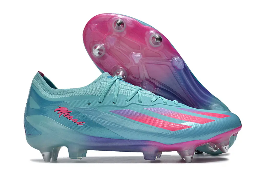 Son x Adidas X Crazyfast.1 SG - Aqua/Electric Pink/Deep Purple