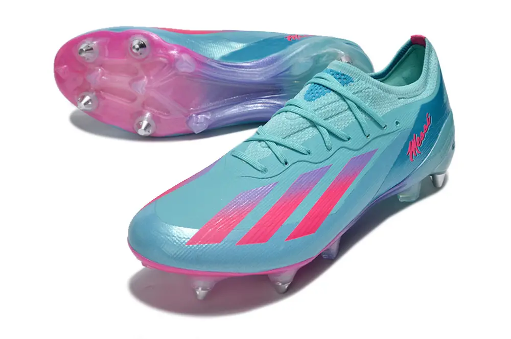 Son x Adidas X Crazyfast.1 SG - Aqua/Electric Pink/Deep Purple