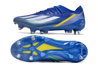Adidas X Crazyfast.1 Brazil SG - Blue/Electric Blue/Neon Yellow