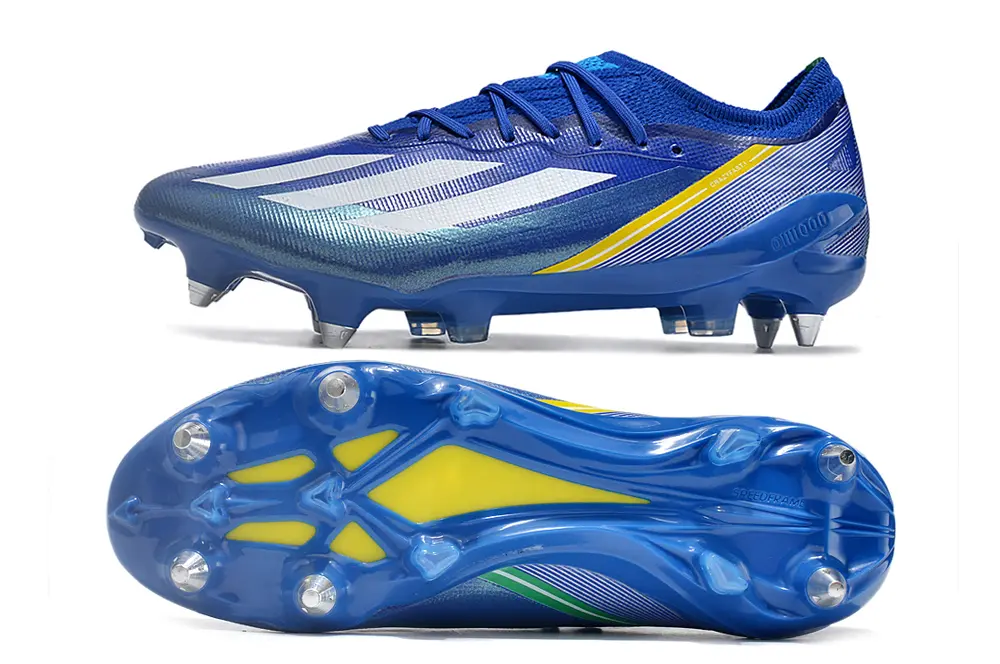 Adidas X Crazyfast.1 Brazil SG - Blue/Electric Blue/Neon Yellow