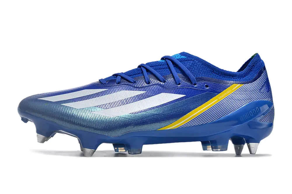 Adidas X Crazyfast.1 Brazil SG - Blue/Electric Blue/Neon Yellow