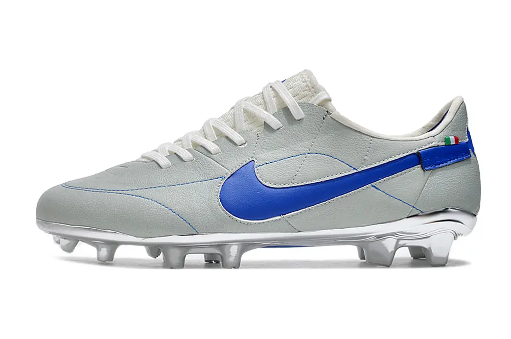 Nike Tiempo Legend 9 Elite FG - Gray/Azure Blue/Metallic Silver