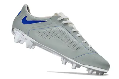 Nike Tiempo Legend 9 Elite FG - Gray/Azure Blue/Metallic Silver