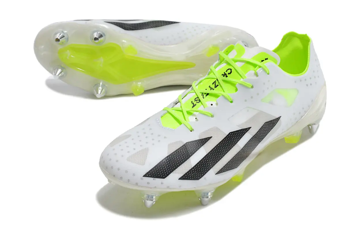 Adidas X Crazyfast.1 SG - White/Electric Green/Black