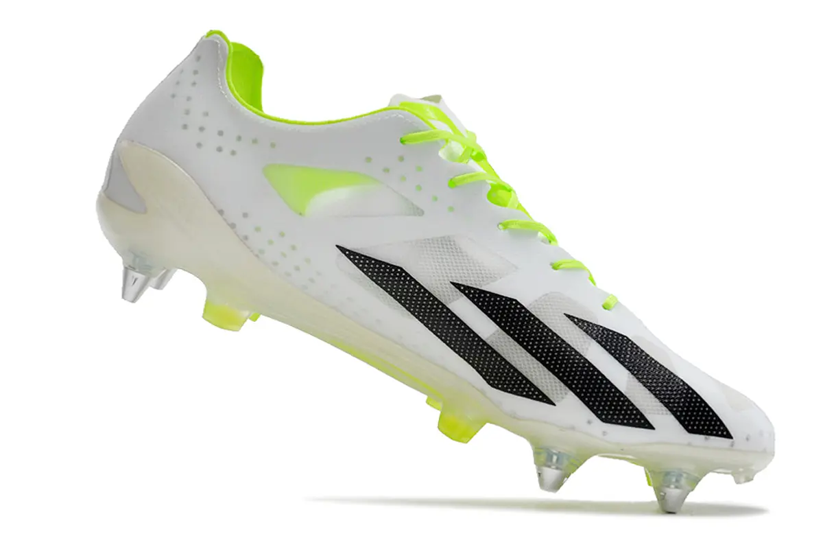 Adidas X Crazyfast.1 SG - White/Electric Green/Black