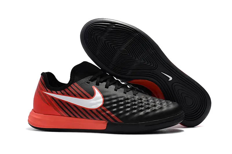 Nike MagistaX Finale 2 IC - Black/Crimson Blaze/Phantom Black