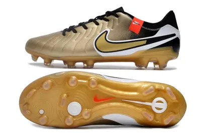 Nike Tiempo Legend 10 Academy FG - Gold/Metallic Gold/Black
