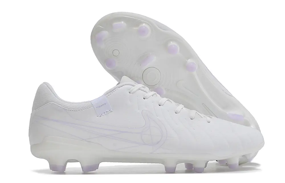 Nike Tiempo Legend 10 Academy FG - White/Soft Purple/Crystal White