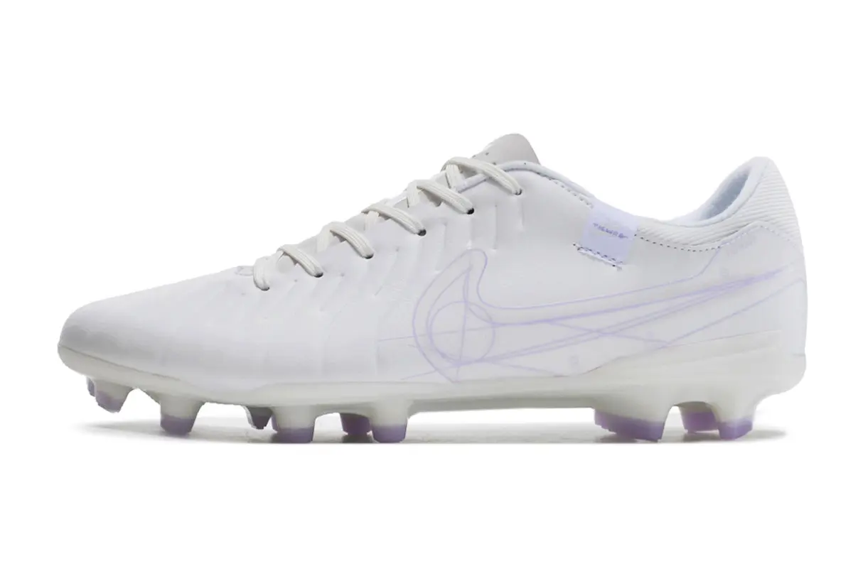 Nike Tiempo Legend 10 Academy FG - White/Soft Purple/Crystal White